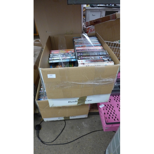 2087 - Approx. 240 DVDs - various titles