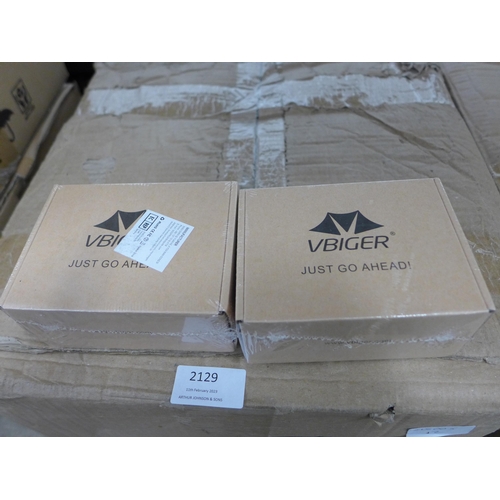 2129 - 100 boxed Vbiger luggage straps