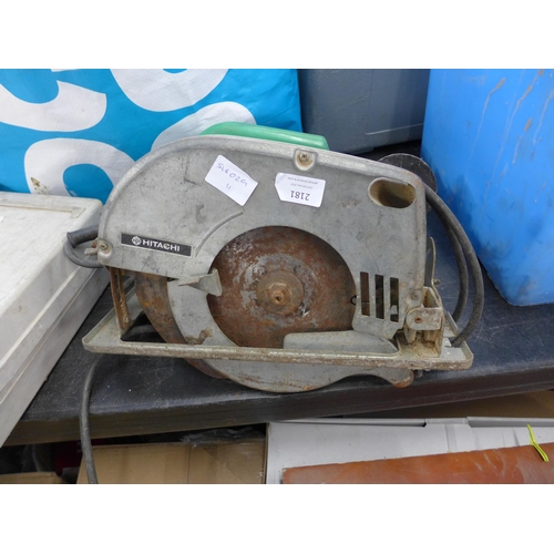 2181 - 110v Hitachi CR1312 circular saw