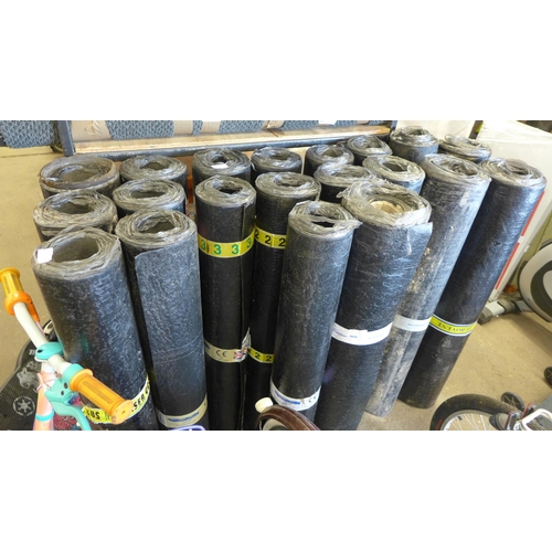 2200 - 20 Rolls of felt/ashpalt roofing underlay