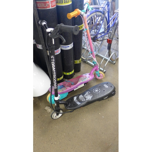 2210 - 2 Electric children's scooters - Police repossession