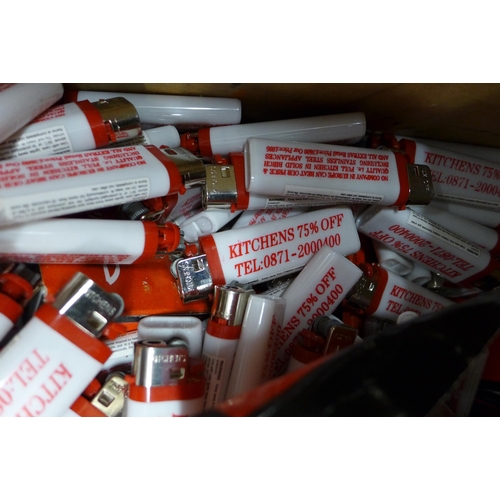 2306 - Box of Ca. 500 unused disposable lighters