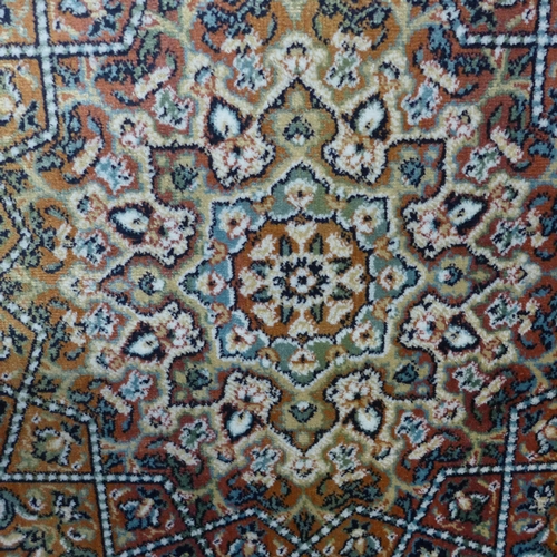 1574 - A blue ground royal palace rug 135 x 195