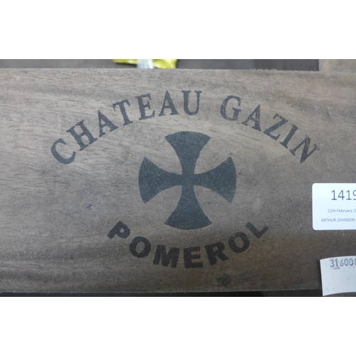 1420 - A Chateaux Gaxin wine rack - BX022 * this lot is subject to VAT