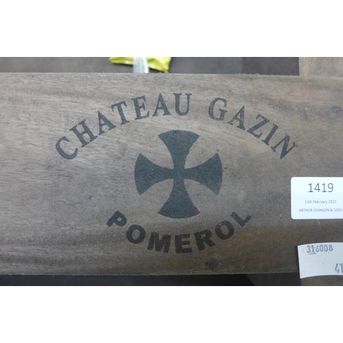 1422 - A Chateaux Gaxin wine rack - BX022 * this lot is subject to VAT