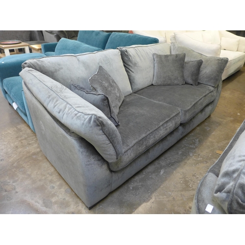 1466 - A Halley magnesium upholstered 3 seater sofa