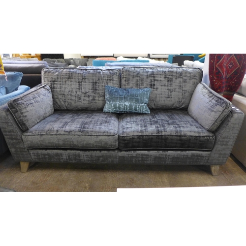 1480 - A Dolce charcoal upholstered 3 seater sofa