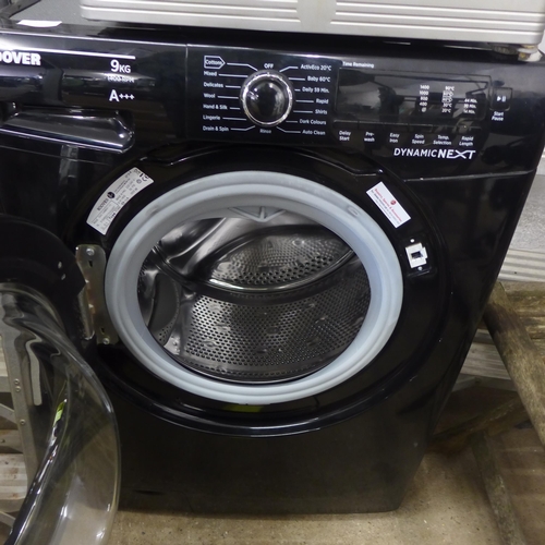 2427 - Hoover black 9kg/1400 spin washing machine