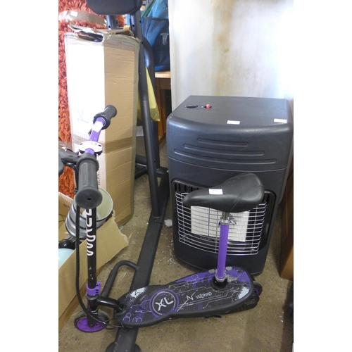 2513 - Purple kids electric scooter/e-scooter