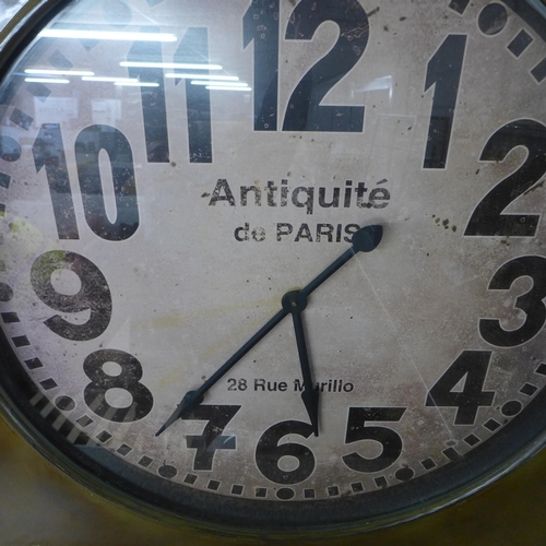 1532 - A large Antiquite de Paris wall clock