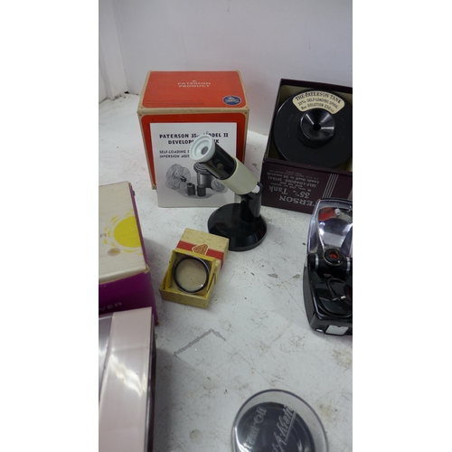 2314 - Camera/darkroom bundle includes Leica 35mm bulk film spooling kit