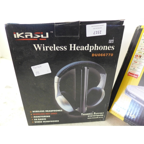 2317 - Headphones, digital set top box