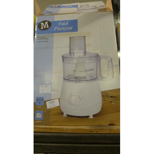 2148 - Scholl Peak Spa Centre, Karcher window cleaner & food processor