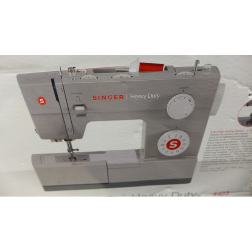 2541B - Singer 4423 heavy duty sewing machine, unused in box