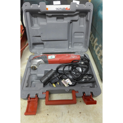 2999 - Einhell Multimaxx multitool with detail sander head in case