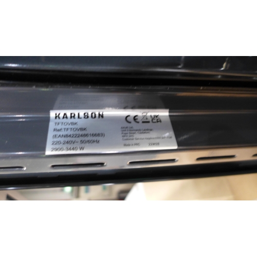 3270 - Karlson Single Oven  - Model TFTOVBK - DAMAGED DOOR Ap.05.KKL.004 (P10), CDA Single Oven - Broken/Da... 