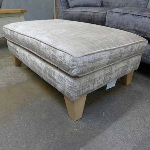 1531 - A Dolce magnesium upholstered 2.5 seater sofa and contrasting footstool