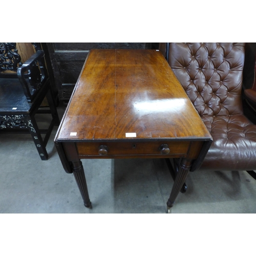 123 - A George IV mahogany Pembroke table