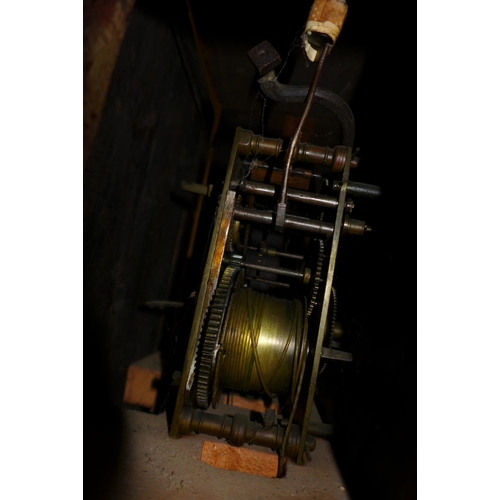 14 - An 18th Century oak 8-day longcase clock, the 12 inch brass dial signed Joseph Calvert

* Sold with ... 