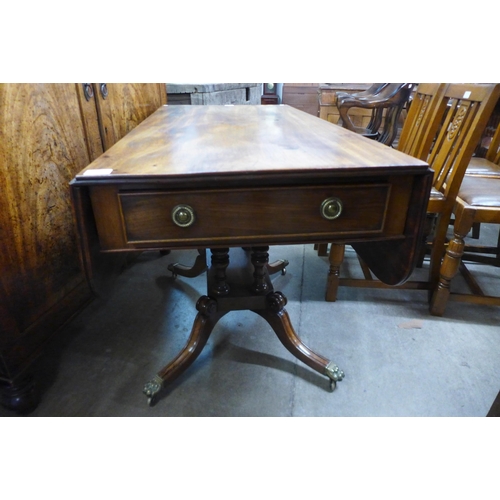 176 - A George IV mahogany sofa table