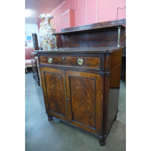 27 - A Regency Shaw & Crane mahogany secretaire side cabinet