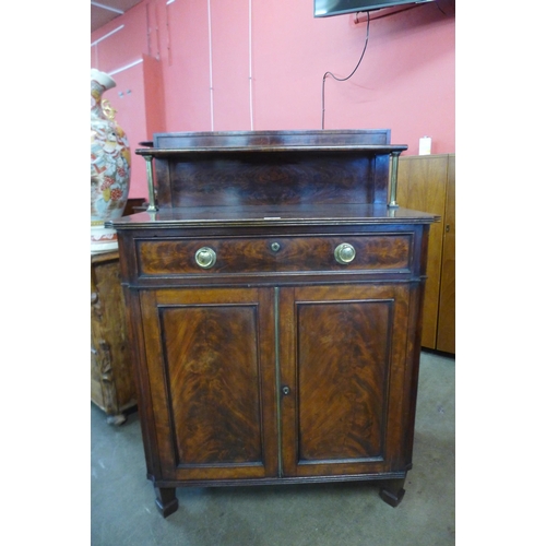 27 - A Regency Shaw & Crane mahogany secretaire side cabinet