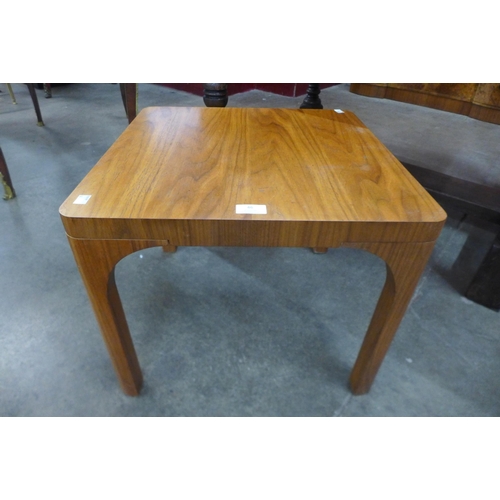 46 - A square teak coffee table