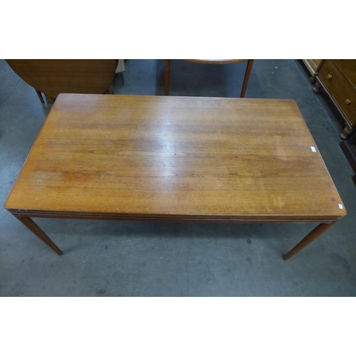 79 - A Danish Christian Linneberg teak extending dining table, Johannes Andersen