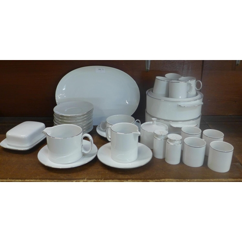 666 - A Thomas Germany eight setting coffee set and dinner wares; two tureens, butter dish, cream and suga... 