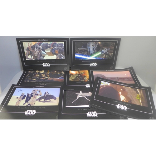 699 - Star Wars MasterWorks lobby cards (22)