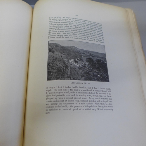 712B - One volume,  The Craven and North West Yorkshire Highlands - Illustrated, H. Speight, 1892