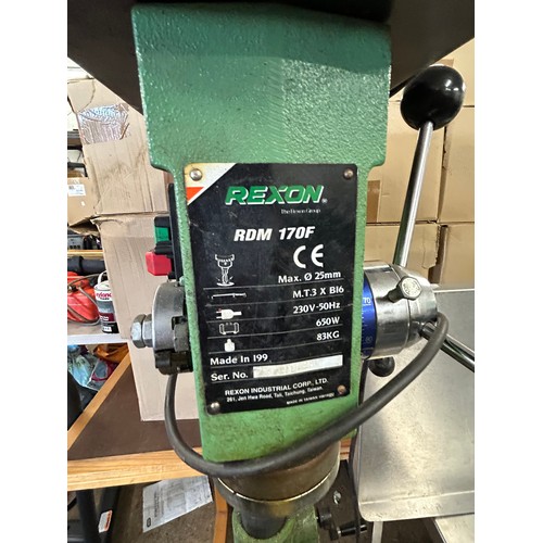 2458 - Rexon RDM 170F industrial pillar drill - W