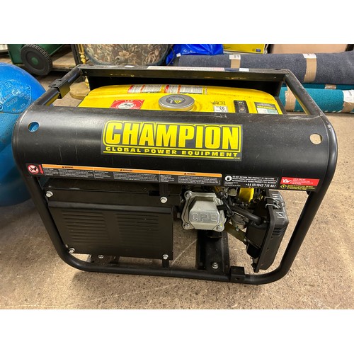 2459 - Champion 1966cc petrol-driven generator (240v & 110v output)