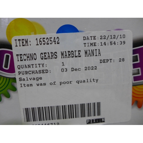 3054 - Techno Gears Marble Mania - Xceleratot set and Mario Kart Racetrack (282-414,415)  * This lot is sub... 