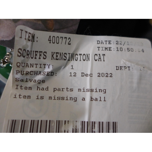 3058 - Scruffs Kensington Cat  bed 44cm and Boho Fringed Throw 50 x70 (282-394,409)  * This lot is subject ... 