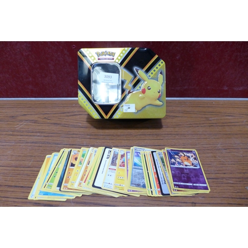 3093 - Pokemon V Tin And Cards   (282-684)  * This lot is subject to vat