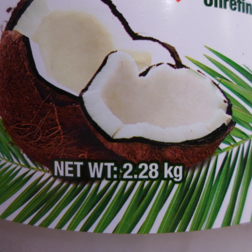 3131 - 2.28kg Tub of Organic Virgin Coconut Oil * this lot is subject to VAT