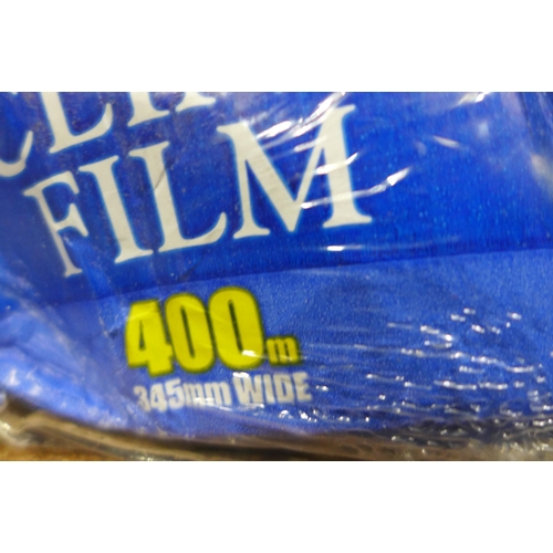 3179 - 6 Rolls of Cling Film and Baking Paper 400m x 345mm wide * this lot is subject to VAT