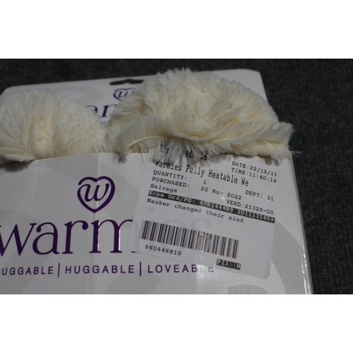 3221 - 2 Pairs of women's Warmies microwavable boots - one size * this lot is subject to VAT