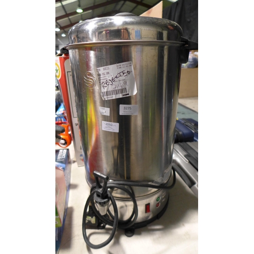 3275 - Swan 20L Urn , Original RRP - £63.99 +VAT (280 -574) *This lot is subject to VAT