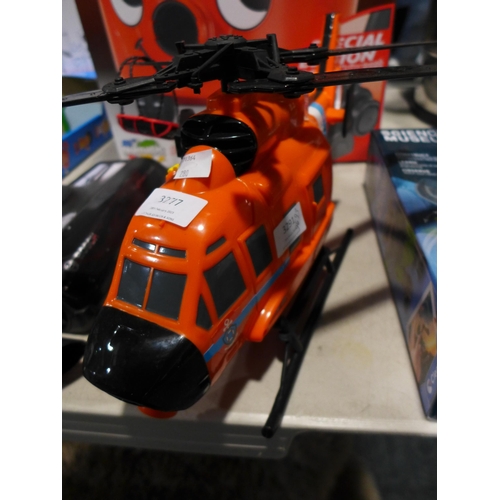 3277 - Mighty Motorised Vehicle - Helicopter, Original RRP - £14.79 +VAT (280 -677) *This lot is subject to... 