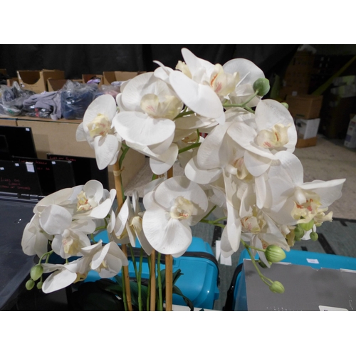 3287 - Artificial Orchid Assortment In Pot (282-72)  * This lot is subject to vat