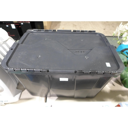 3291 - Tuff Crate 55 Litre Black(282-92)  * This lot is subject to vat