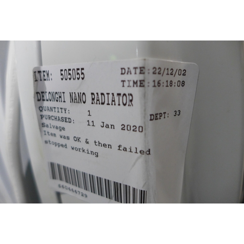 3292 - Delonghi Nano Radiator - model no TRNS0505M       (282-105)  * This lot is subject to vat