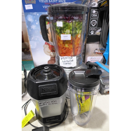 3297 - Nutri Ninja Pro Blender - model no BL450UK and Nutribullet Blender (282-104,119)  * This lot is subj... 