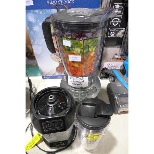 3297 - Nutri Ninja Pro Blender - model no BL450UK and Nutribullet Blender (282-104,119)  * This lot is subj... 