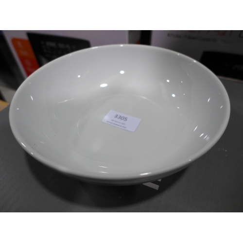 3305 - Denby White Dinnerware  (282-79)  * This lot is subject to vat