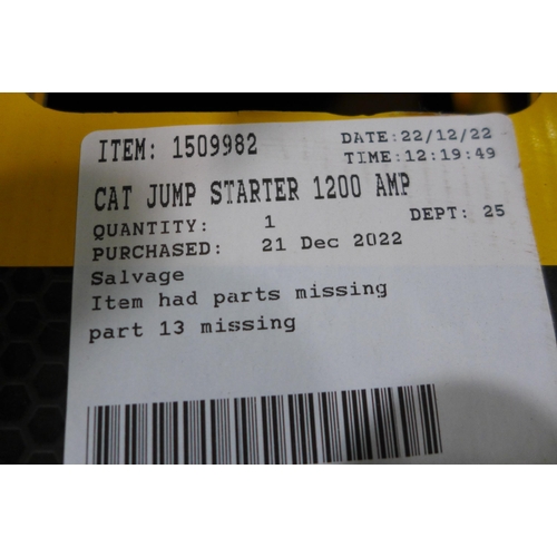 3320 - Cat Jump Starter 1200 Amp - CJ1000DXT(282-672)  * This lot is subject to vat