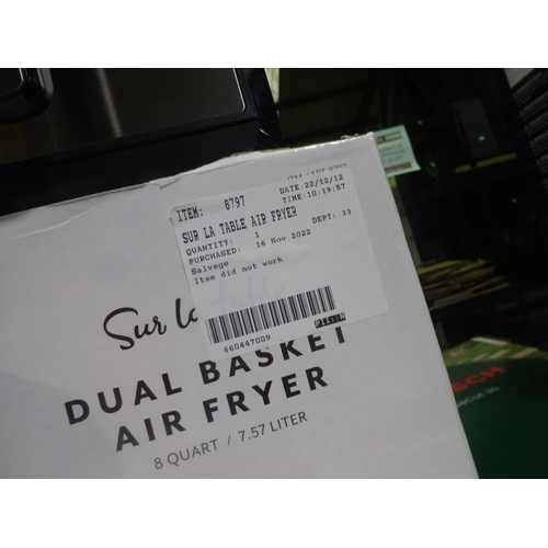 3351 - Sur La Table Air Fryer  2 x 3.8L (282-337)  * This lot is subject to vat