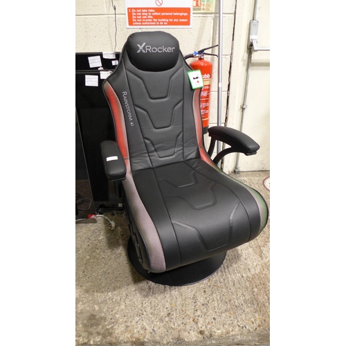 3381 - Xrocker Rainstorm 4.1 wireless RGB gaming chair (with power lead), Original RRP £199.99 + vat (282-3... 